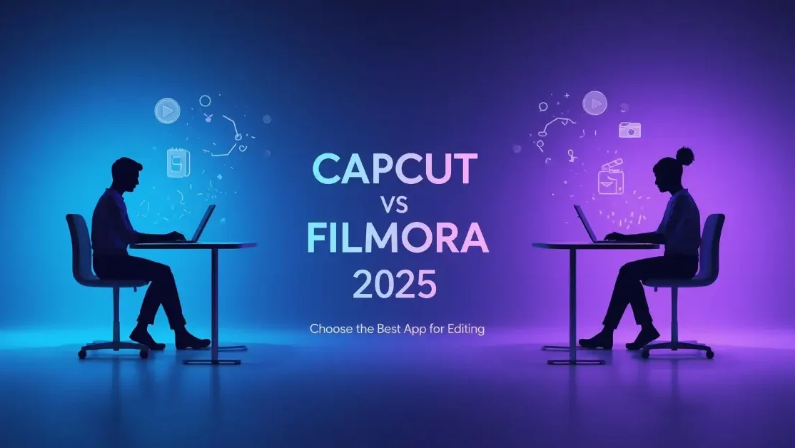 CapCut vs Filmora 2025 comparison of video editing features, AI tools and pricing for content creators