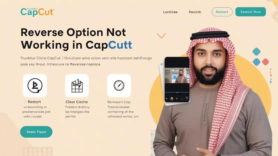 Learn to Reverse Video in CapCut: Simple Steps for Mobile & PC 3 Common issues and solutions when reverse video option is not working in CapCut