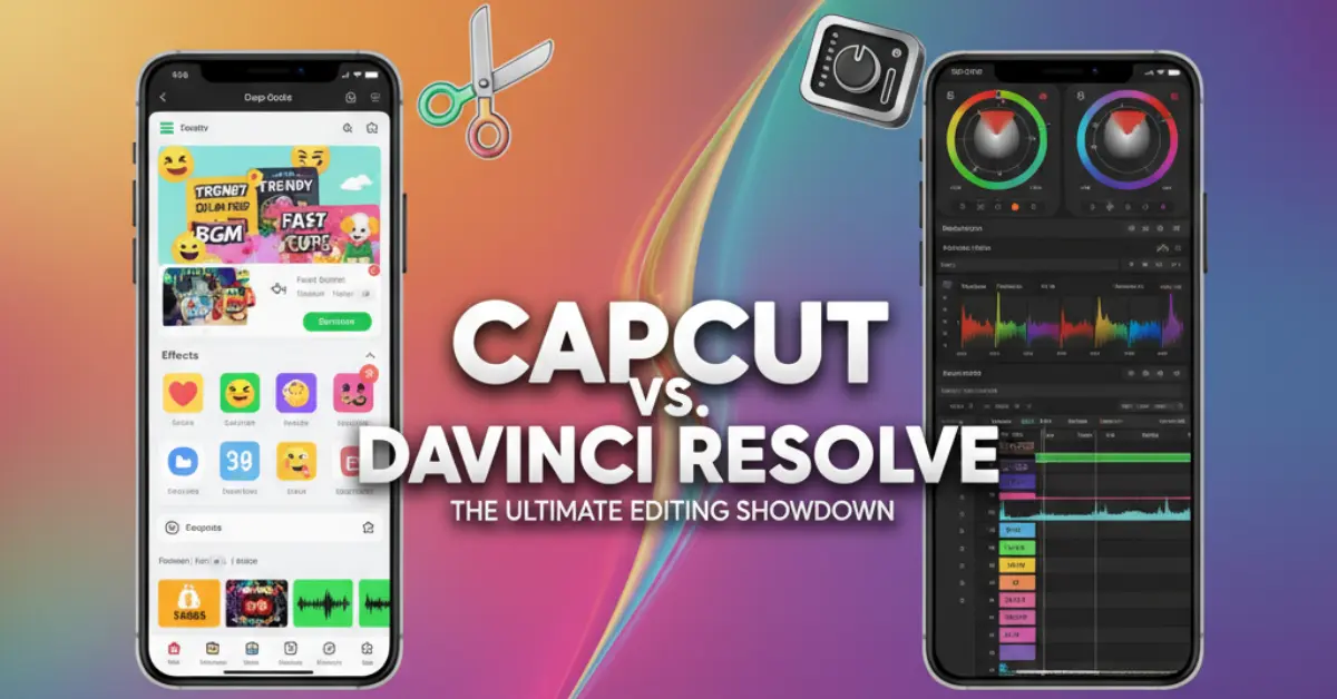 Key editing features comparison of CapCut and DaVinci Resolve