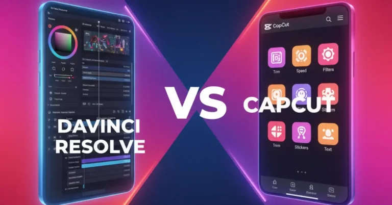 CapCut vs DaVinci Resolve 2025 detailed editing app comparison