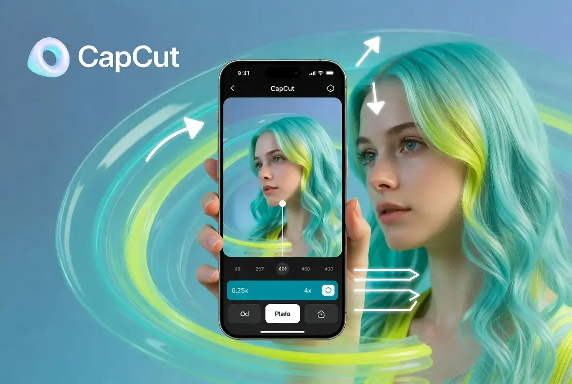 CapCut slow motion editing steps