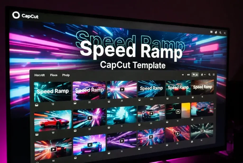 Get the Latest Speed Ramp CapCut Template 3 “Speed Ramp CapCut Template for motion graphics and editing”